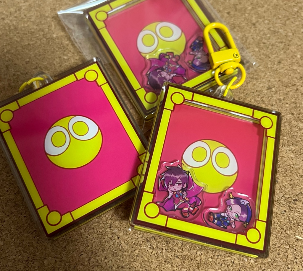あやクルクル シャカシャカアクリルキーホルダー 