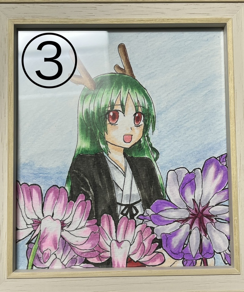 原画イラスト(額有)