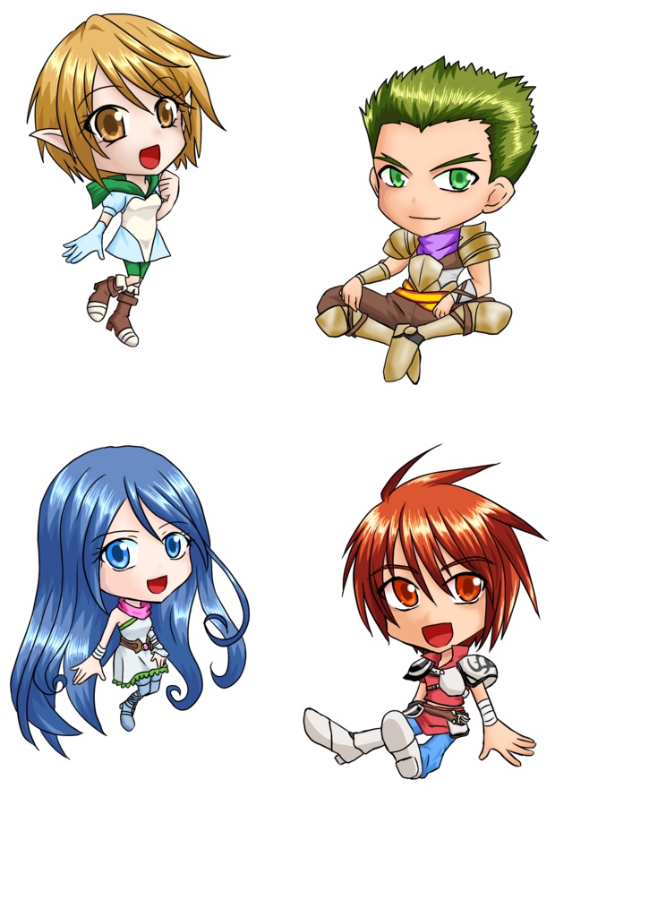 《エストポリス伝記》ステッカー