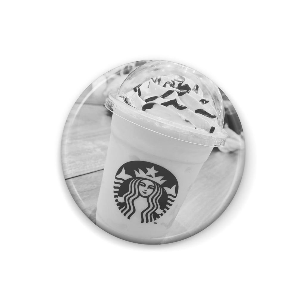 スタバ インスタ映え缶バッチ