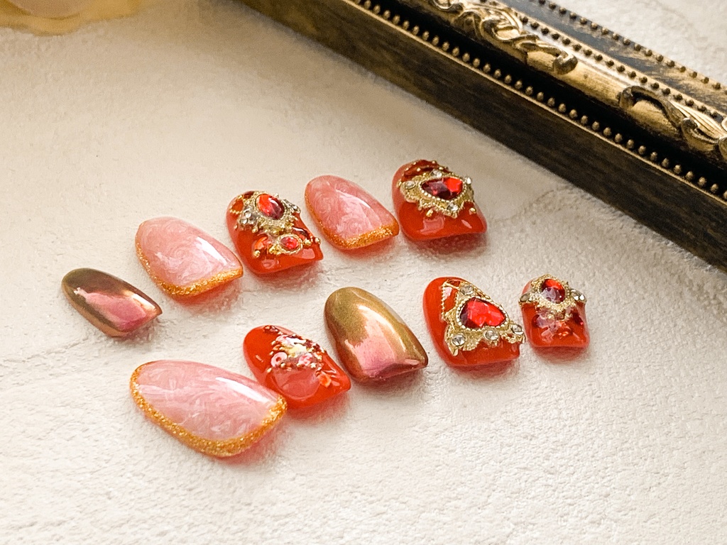 【ツイステ】ハーツラビュル概念ネイルチップ