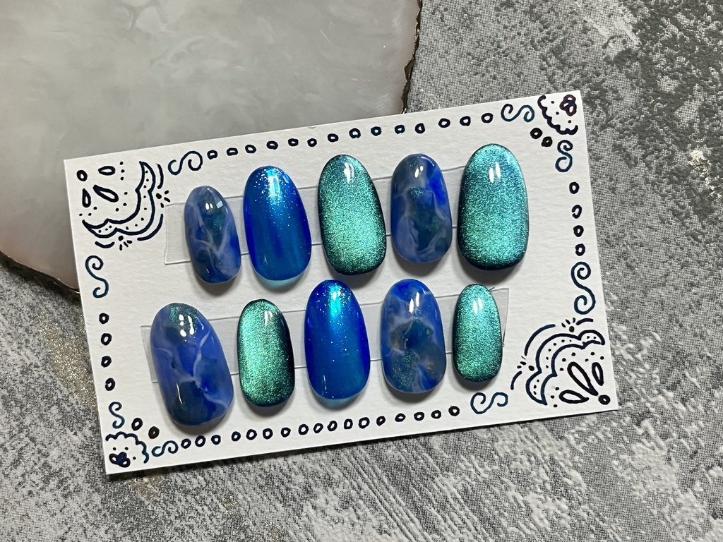 ニュアンス×マグネットネイルチップ