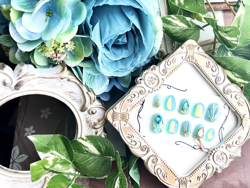 うるうる夏ネイル＊小さいサイズ