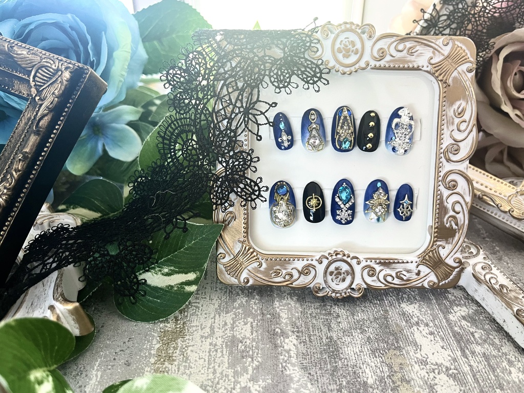 原神概念ネイルチップ＊ガイア