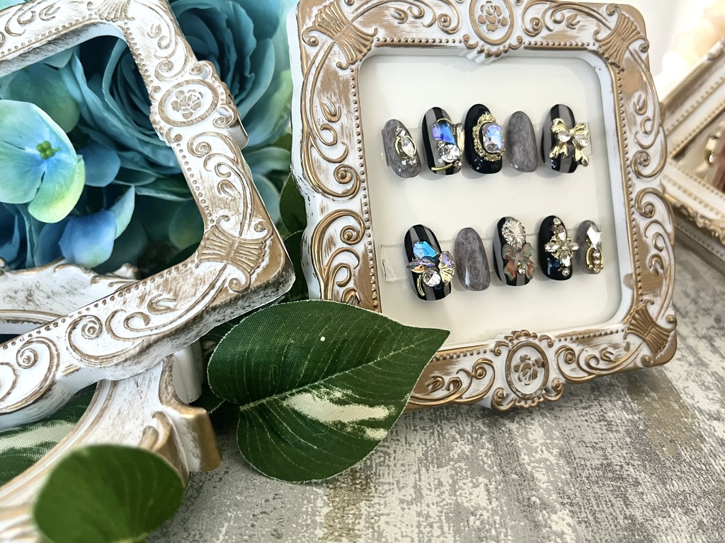 ツイステ概念ネイルチップ☆グリム