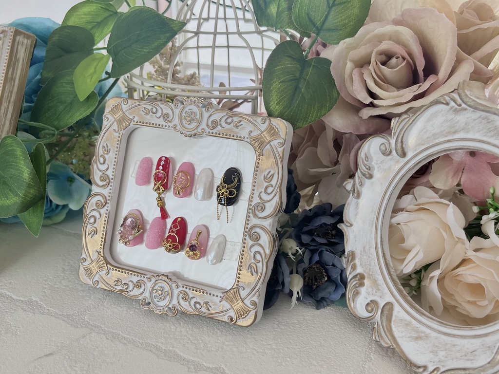 原神＊八重神子概念ネイルチップ