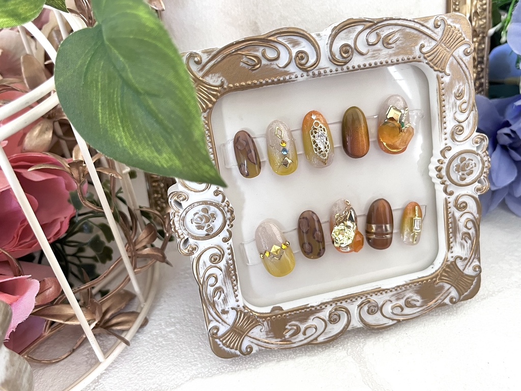 原神＊シロネン概念ネイルチップ