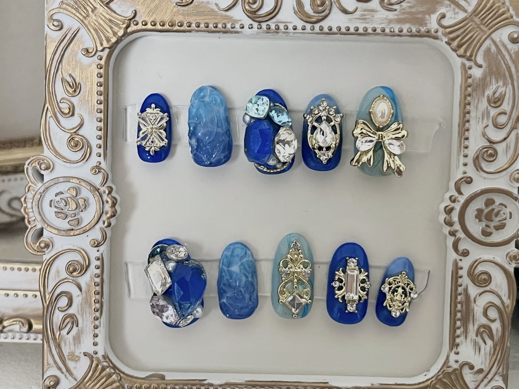 原神＊ヌヴィレット概念ネイルチップ