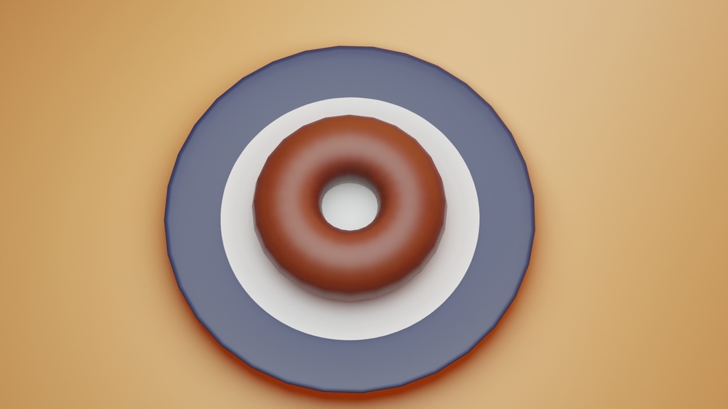 【3D素材】ドーナツ【4種】