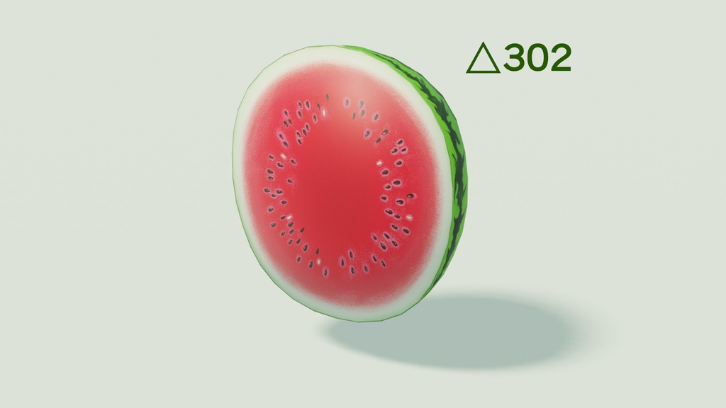 【3D素材】スイカ【季節素材】