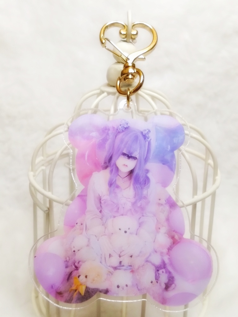 くま型アクリルキーホルダー✨🧸✨