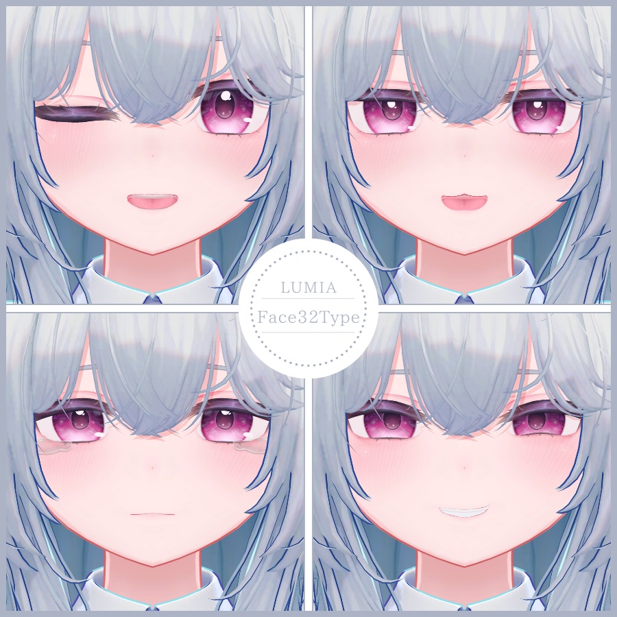 💗【FREE/無料】Lumia32Type❥動くまばたきFaceAnimations ⌖ ݁˚