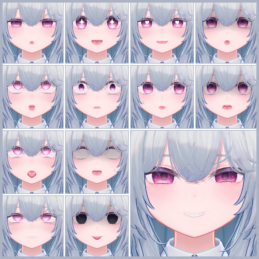 💗【FREE/無料】Lumia32Type❥動くまばたきFaceAnimations ⌖ ݁˚