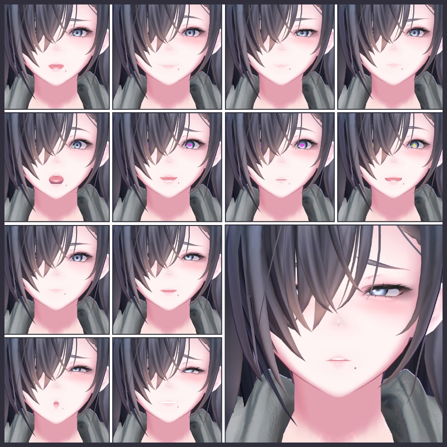 💗【FREE/無料】Asmodeus32TypeFaceAnimations ⌖ ݁˚