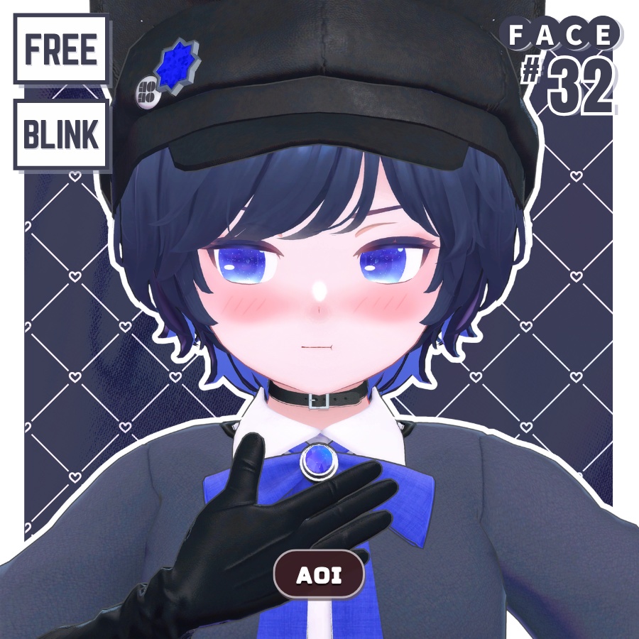 💗【FREE/無料】Aoi32Type❥動くまばたきFaceAnimations ⌖ ݁˚