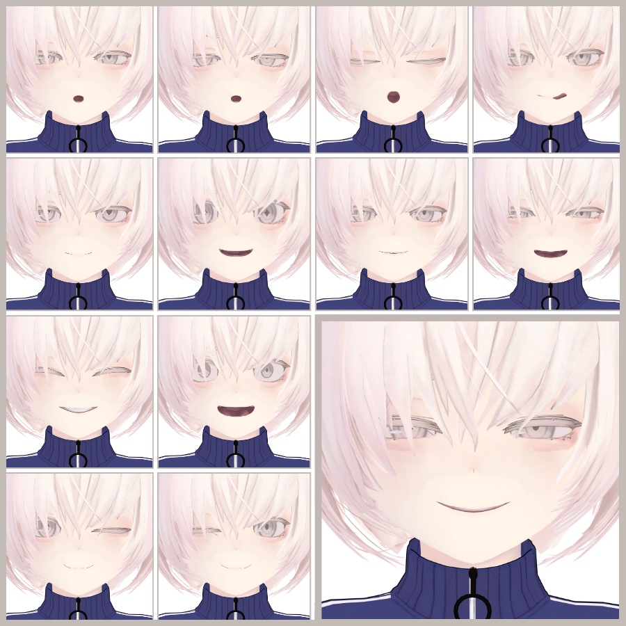 💗【FREE/無料】Anone32Type❥動くまばたきFaceAnimations ⌖ ݁˚