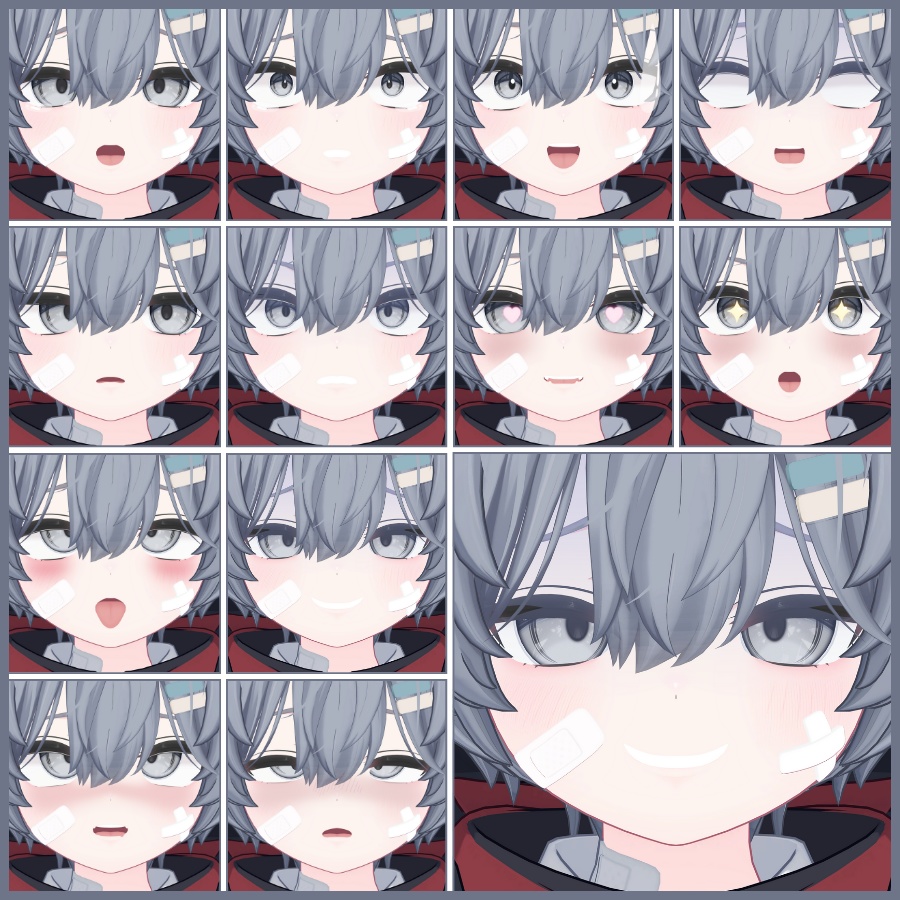 💗【FREE/無料】Leu32Type❥動くまばたきFaceAnimations ⌖ ݁˚