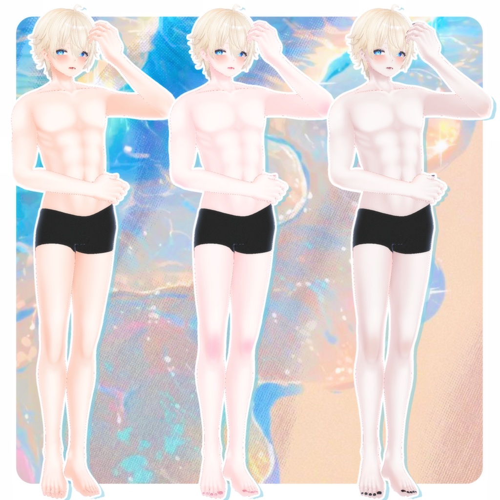 🩵【彼方-Kanata】BodyTexture&Nail