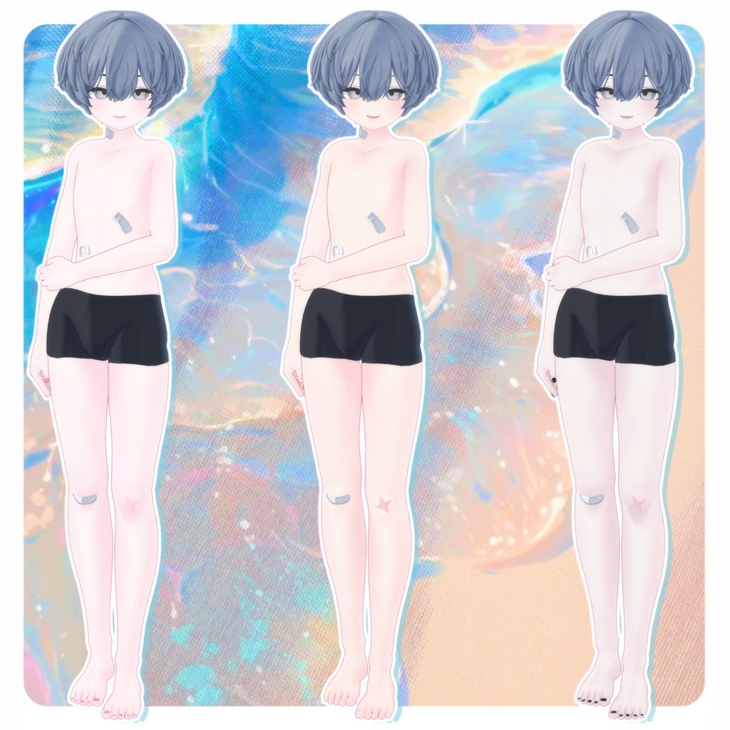 🩵【れう-Leu】BodyTexture&Nail