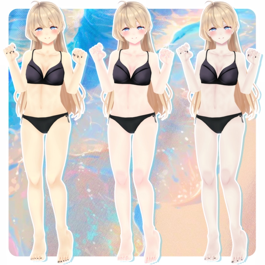 🩵【サクヤ-Sakuya】BodyTexture&Nail