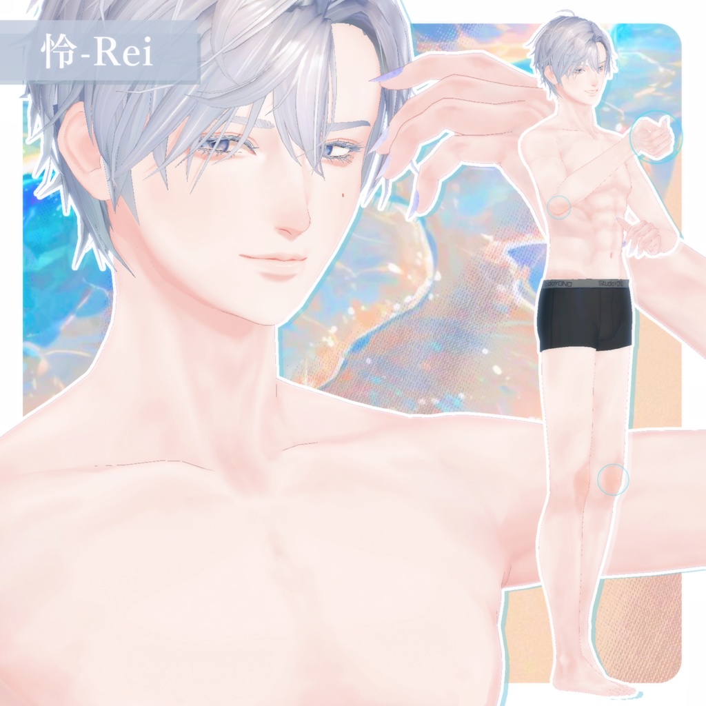 🩵【怜-Rei】BodyTexture&Nail