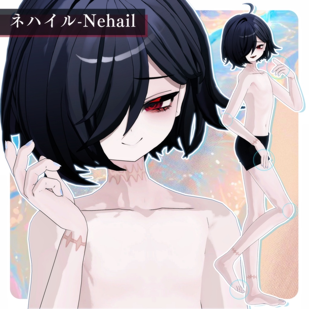 🩵【ネハイル-Nehail】BodyTexture&Nail