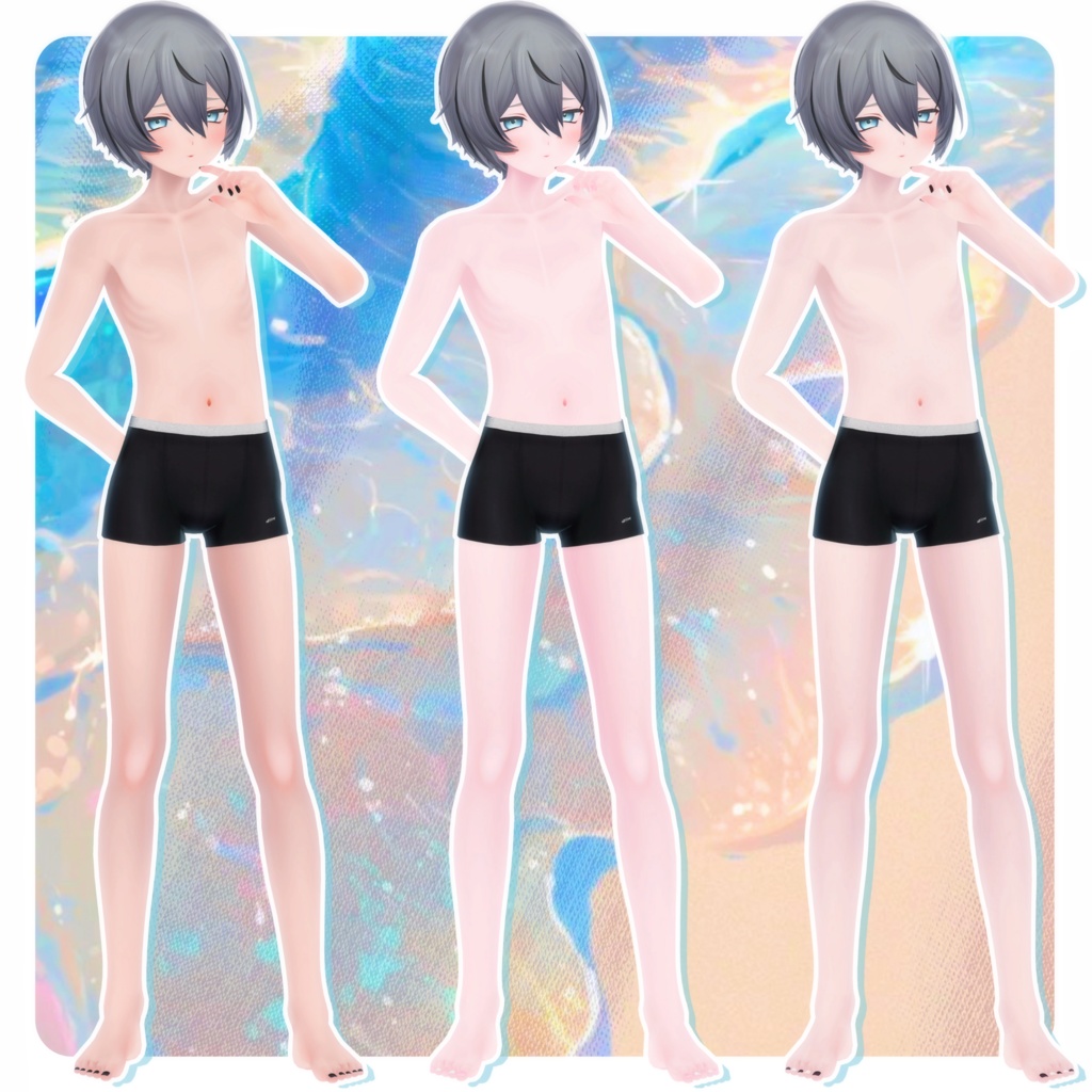 🩵【くうた-Kuuta】BodyTexture&Nail