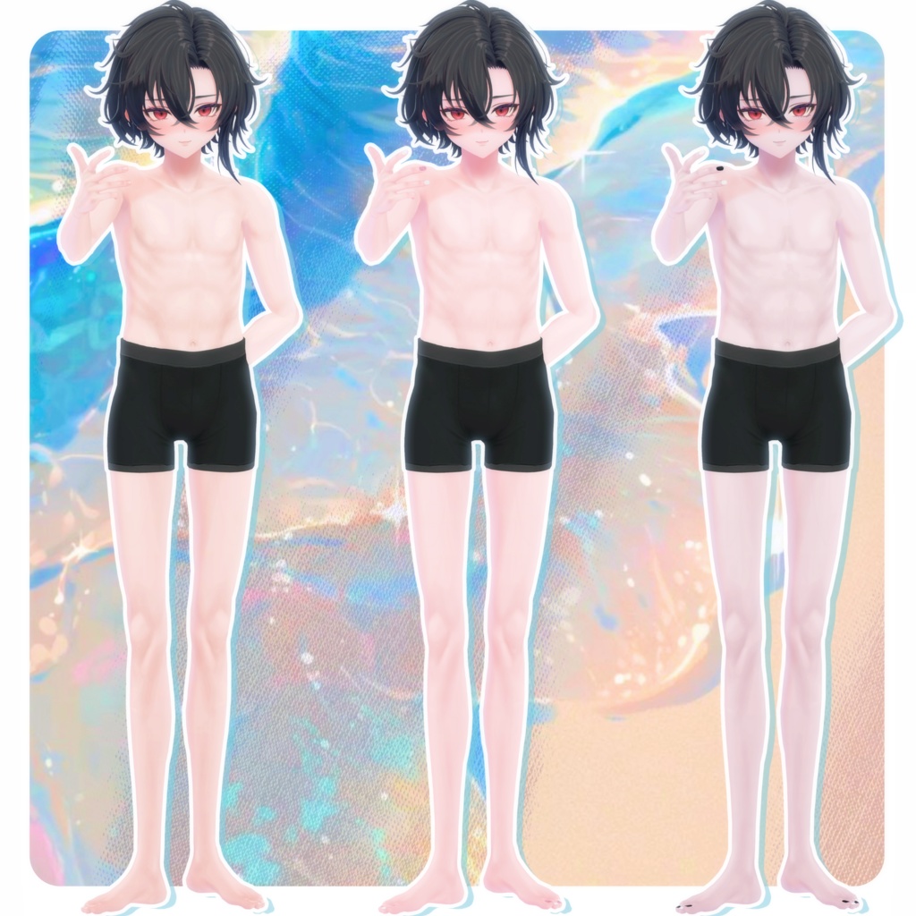 🩵【墨惺-Bokusei】BodyTexture&Nail