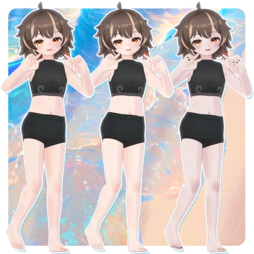 🩵【アウルカ-Aulka】BodyTexture&Nail