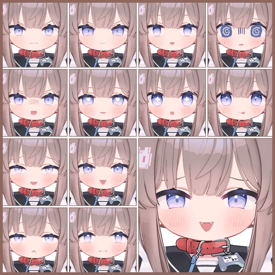 💗【FREE/無料】Hikarun32Type❥動くまばたきFaceAnimations ⌖ ݁˚