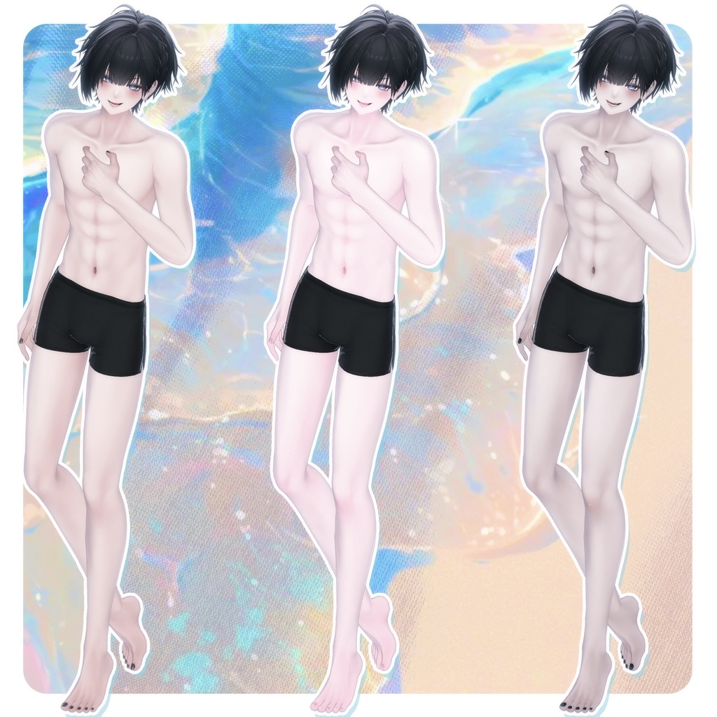 🩵【泣夜-Nakiya】BodyTexture&Nail