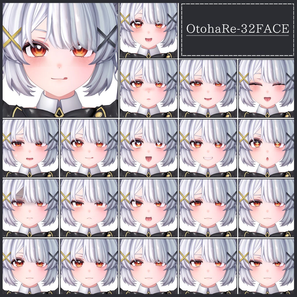 💗【FREE/無料】Otoha Re32Type❥動くまばたきFaceAnimations ⌖ ݁˚