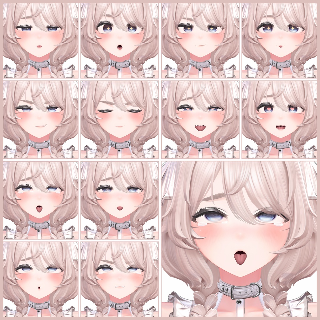 💗【FREE/無料】Euphorika32Type❥動くまばたきFaceAnimations ⌖ ݁˚