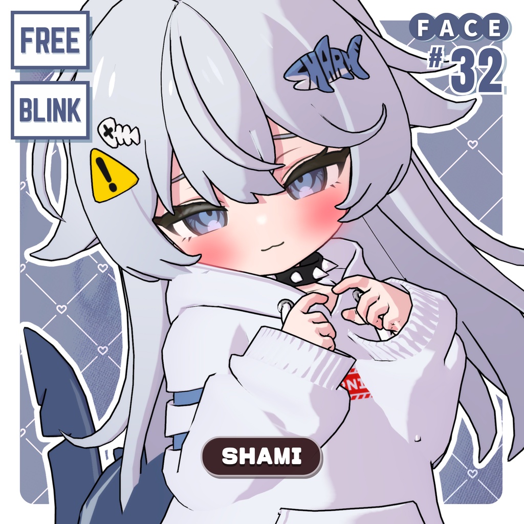 💗【FREE/無料】Shami32Type❥動くまばたきFaceAnimations ⌖ ݁˚