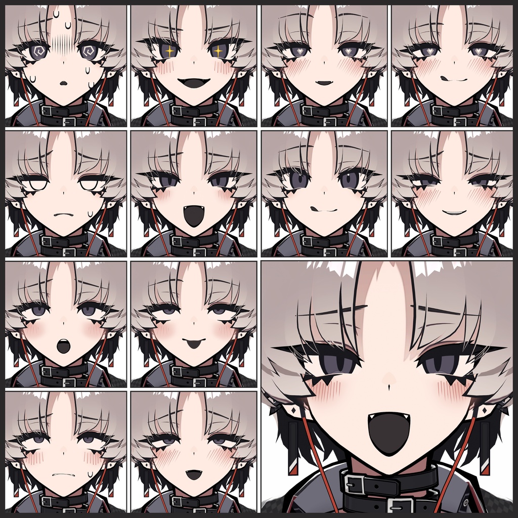 💗【FREE/無料】SiuSiu32Type❥動くまばたきFaceAnimations ⌖ ݁˚