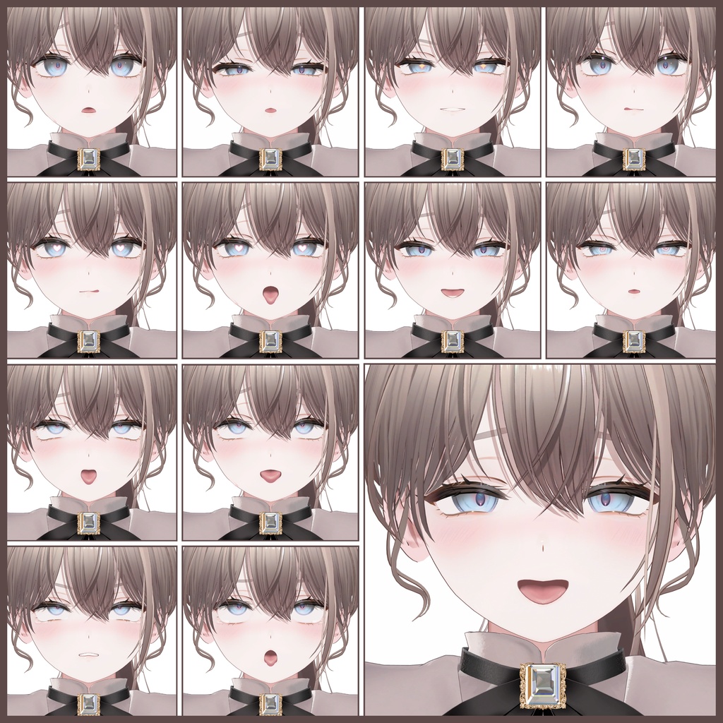 💗【FREE/無料】Michella32Type❥動くまばたきFaceAnimations ⌖ ݁˚