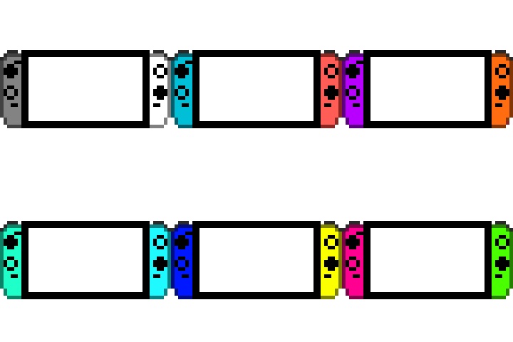【無料版あり！】ドット絵　(スイッチフレーム素材)