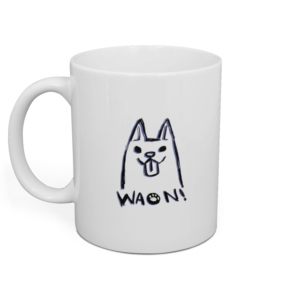 わんにゃんお顔マグ