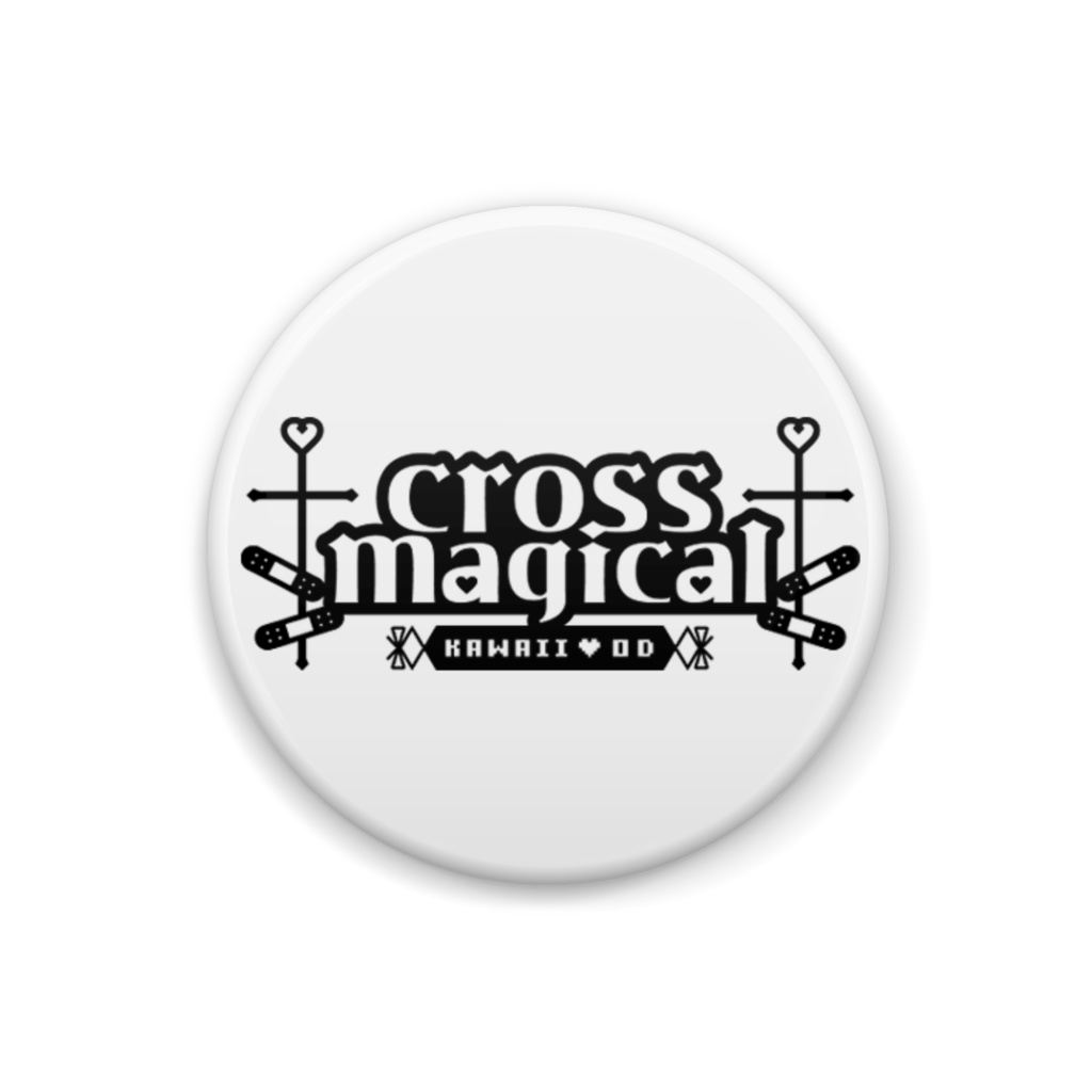 【常設】クロマジロゴ缶バッジ【cross magical】