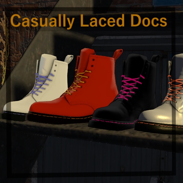 Casually Laced Doc Boots