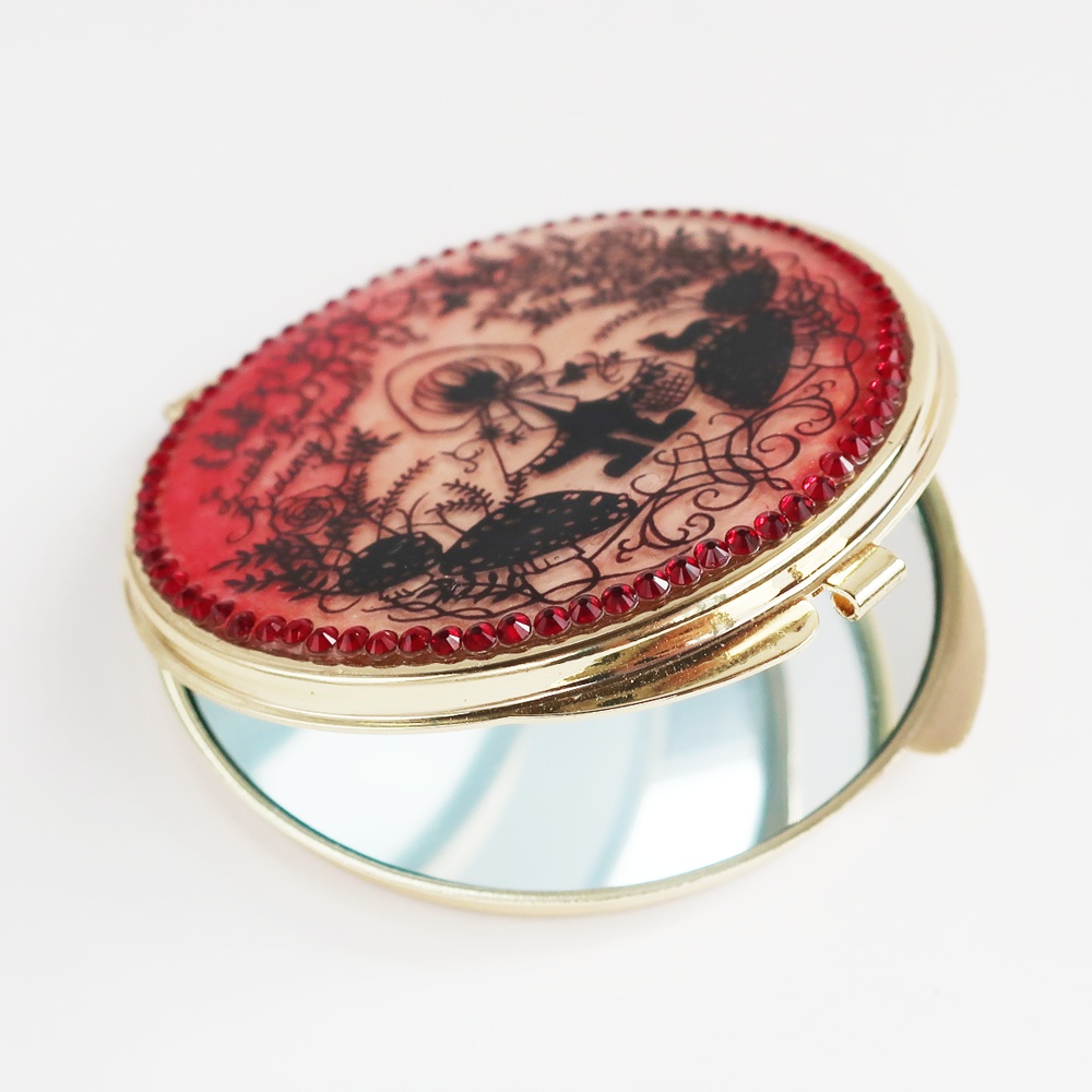 「赤ずきん」切り絵ミラー