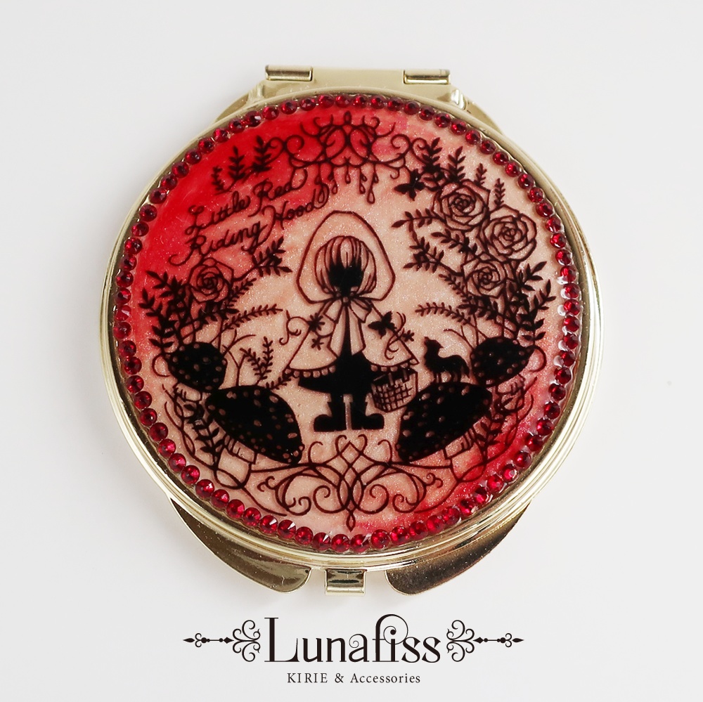 赤ずきん 切り絵ミラー Lunafiss Booth