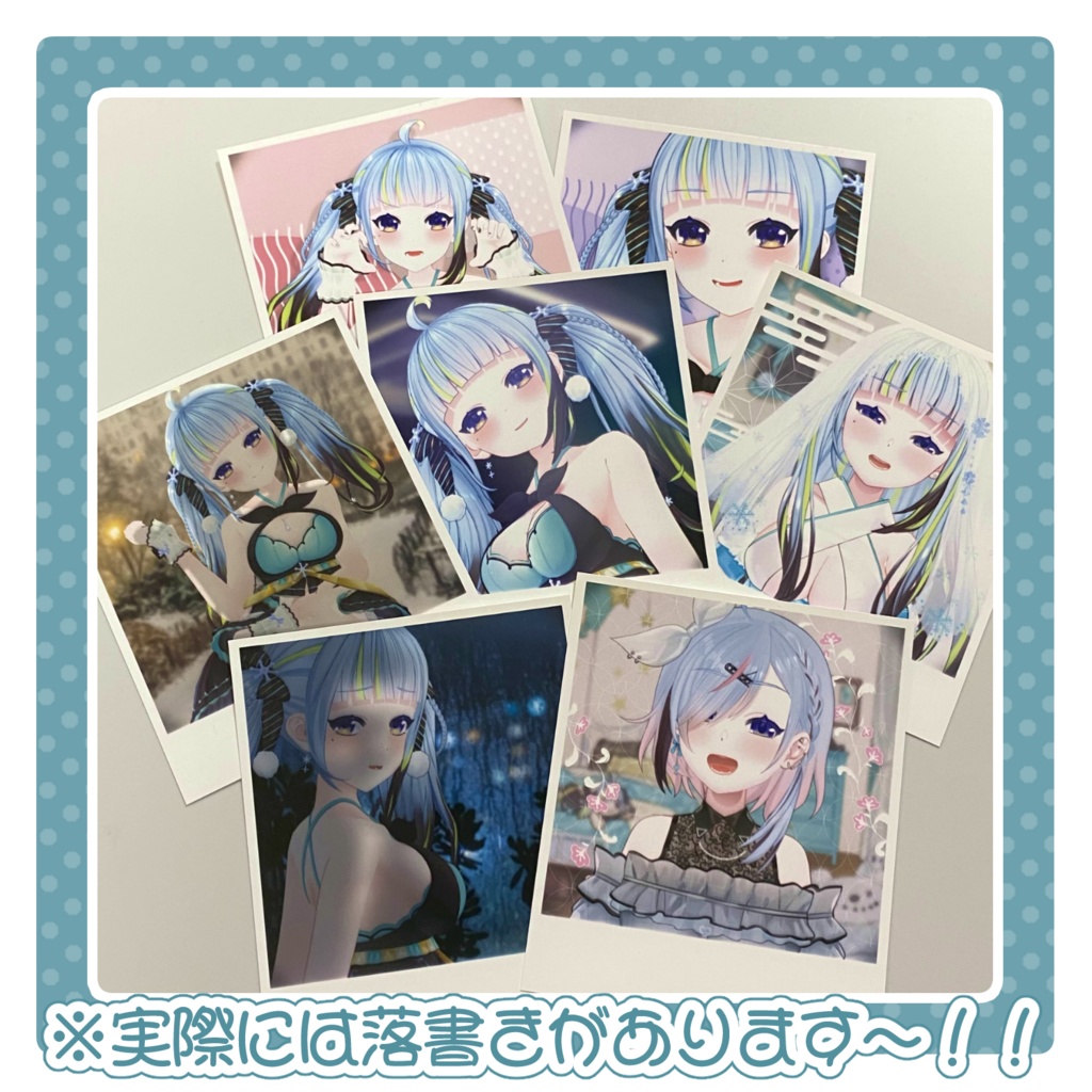 【直筆サイン入り】5周年記念ランダムチェキ(チェキ風スクエアフォト)