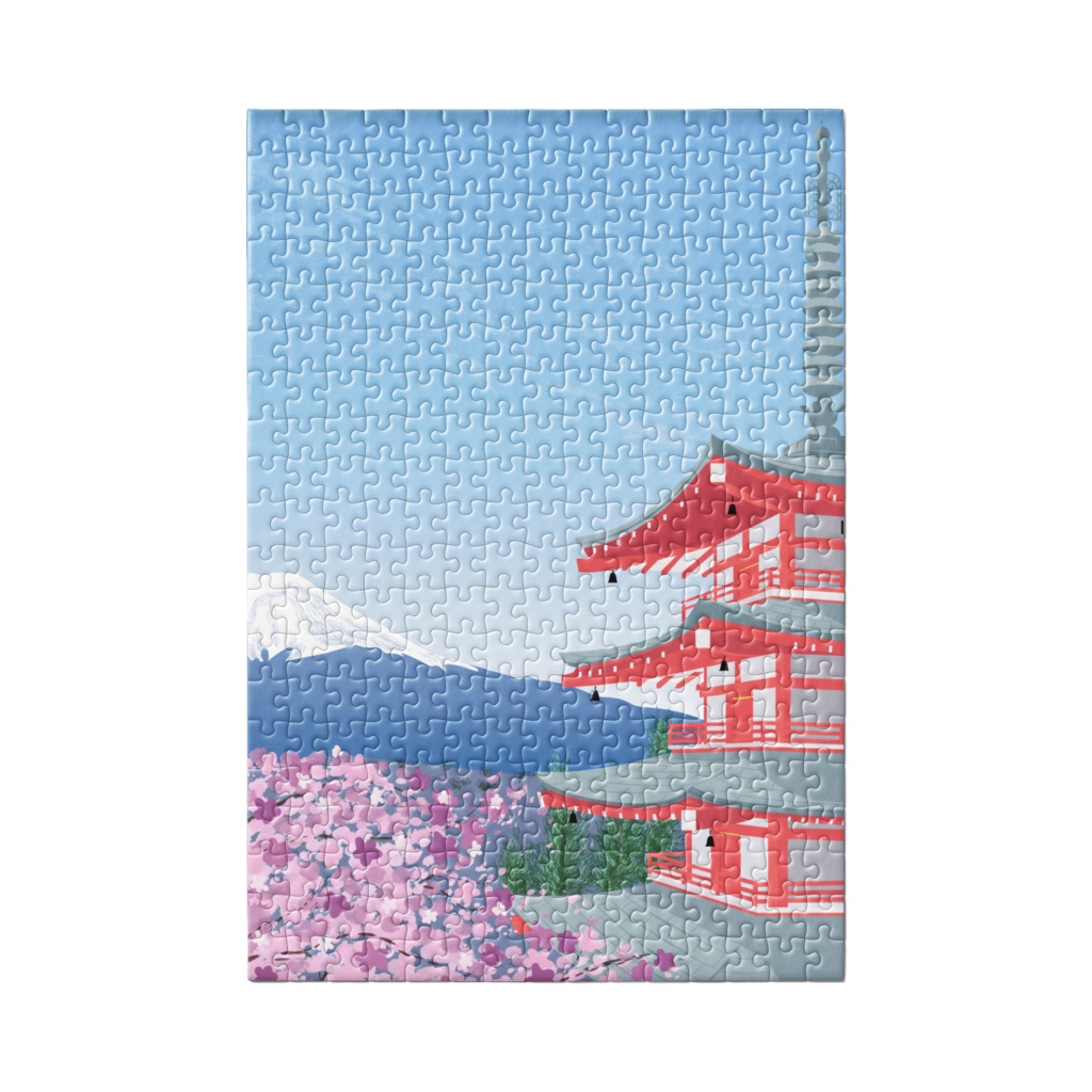 Fujisan And Chureito Pagoda Puzzle (富士山と忠霊塔)