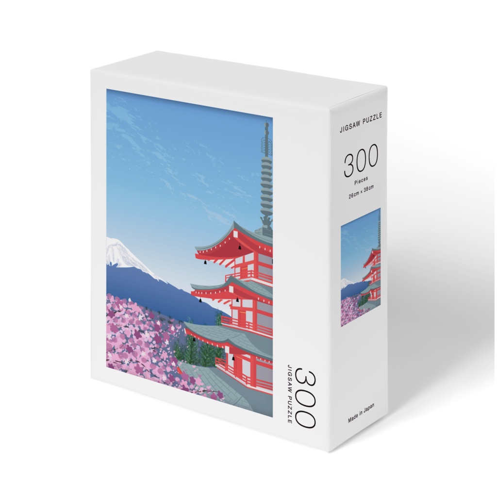 Fujisan And Chureito Pagoda Puzzle (富士山と忠霊塔)