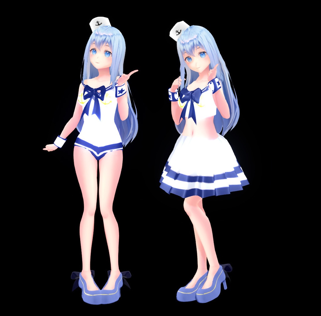 Leia 莱娅 MMD Sailor Model