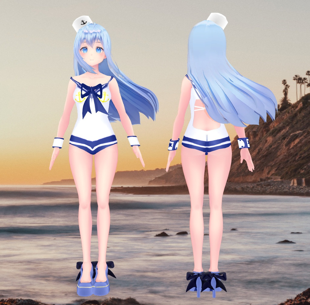 Leia 莱娅 MMD Sailor Model