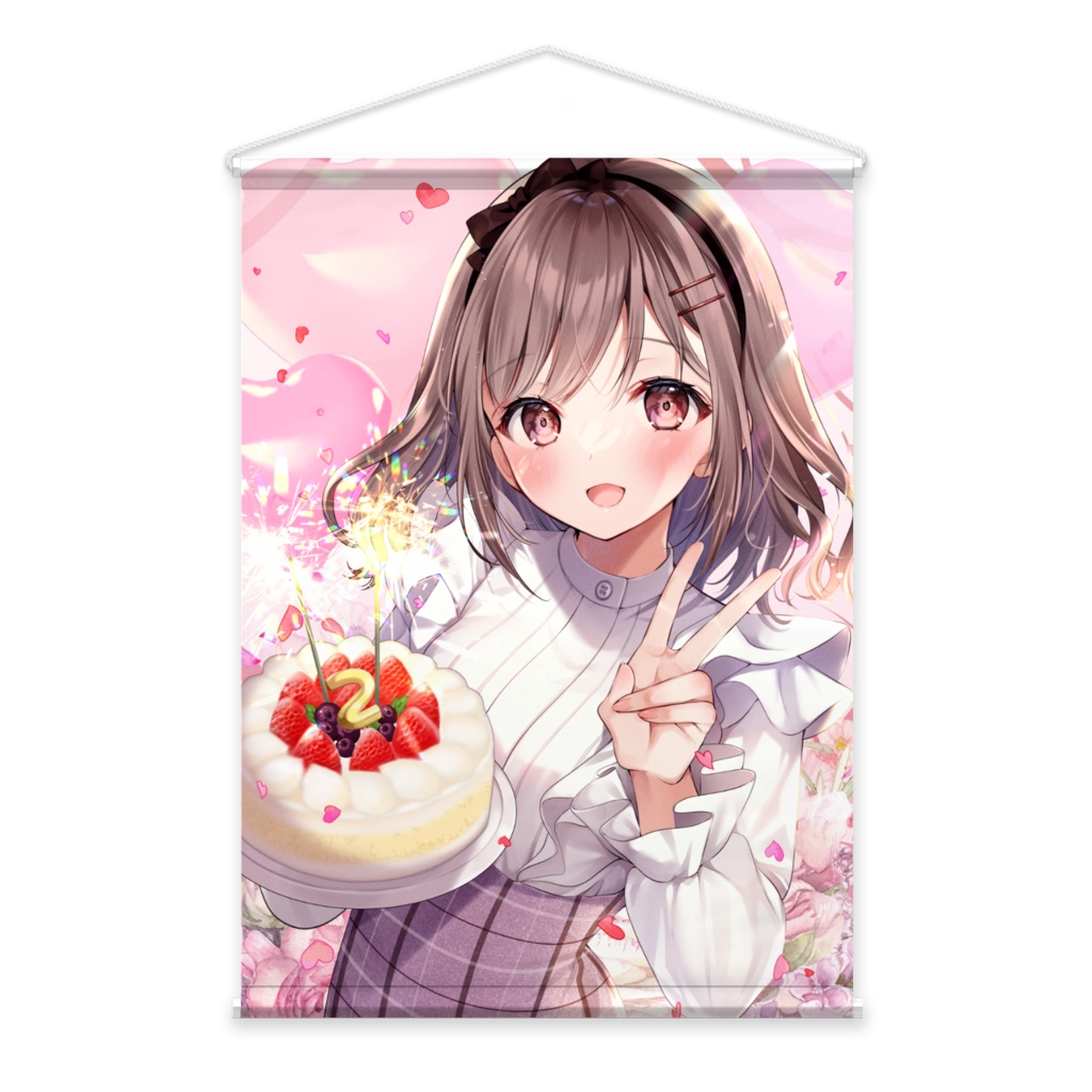 香坂まゆ 生誕祭 タペストリー