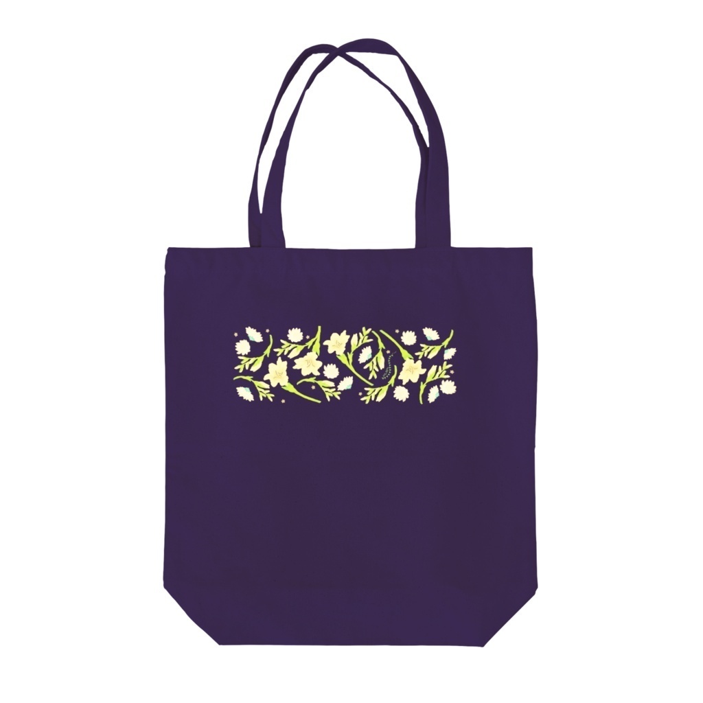 【 SUZURI受注 】トートバック(黄花)4種