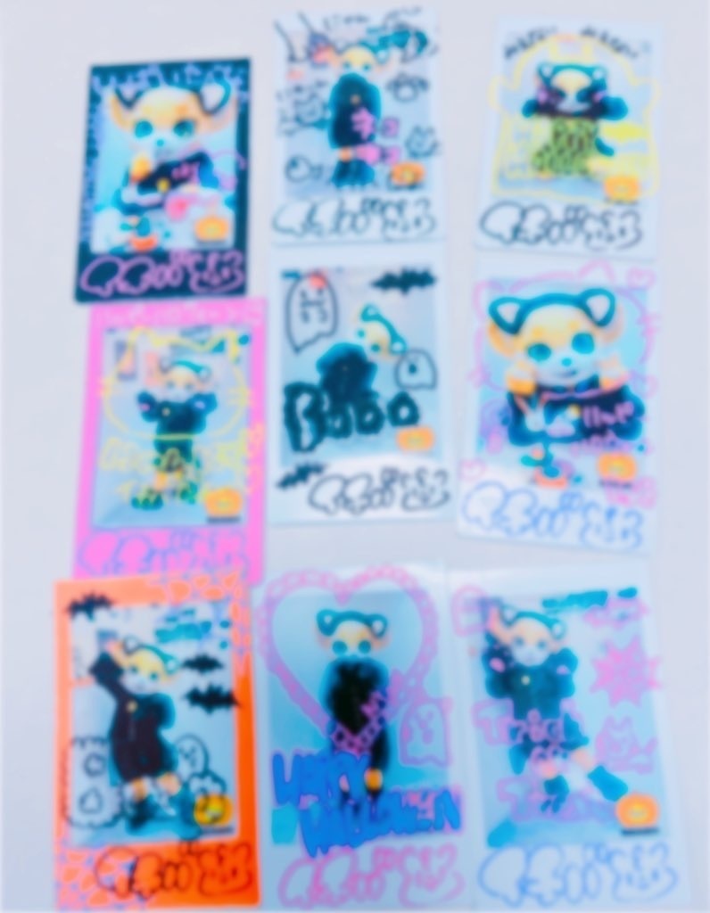 ハロウィンランダムチェキ